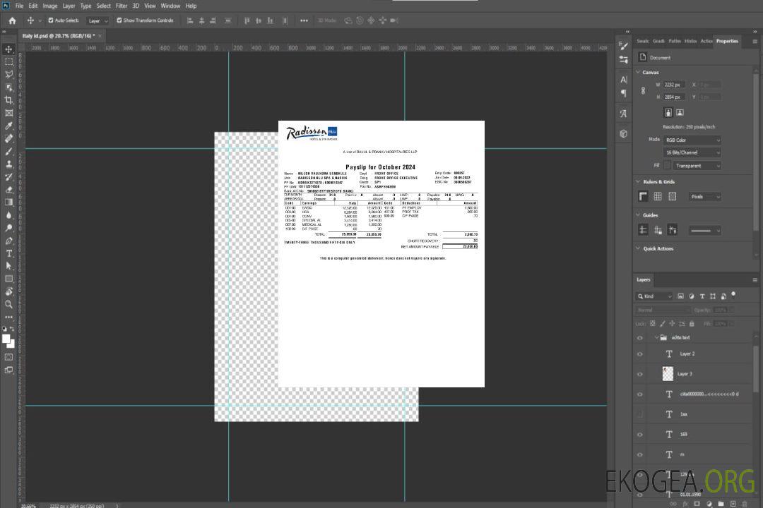 Modèle de fiche de paie Radisson Blu Hotel & Spa aux formats Word et PDF.pdf, 1 template Modèle de fiche de paie Radisson Blu Hotel & Spa aux formats Word et PDF.pdf, 1 template